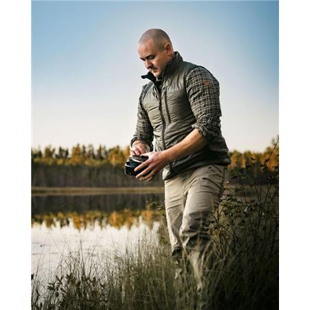 GILET UOMO PINEWOOD WOOL INSULATED MIDLAYER - MOSS GREEN