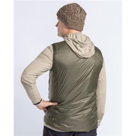 GILET UOMO PINEWOOD WOOL INSULATED MIDLAYER - MOSS GREEN