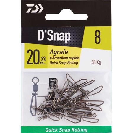 Girador Com Grampo Daiwa Rápido - Pack De 20