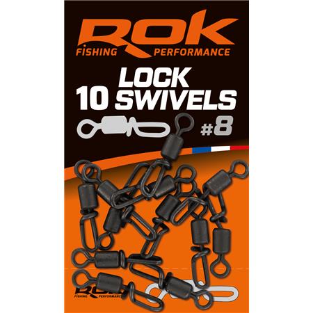Girador Rok Fishing Lock Swivel