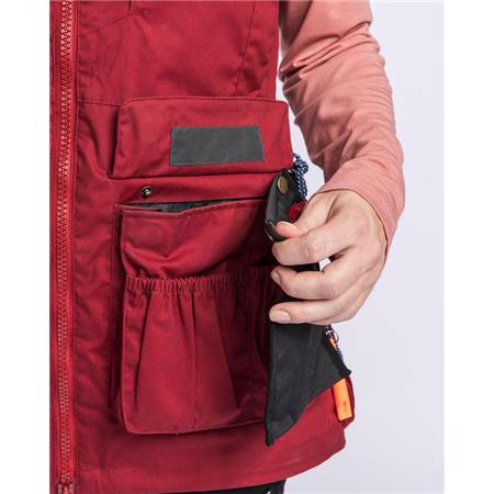 GIUBBOTTO SENZA MANICHE DONNA PINEWOOD DOG SPORTS EXPERT W - ROUGE