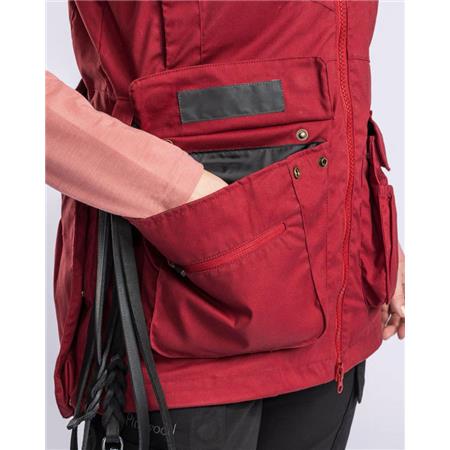 GIUBBOTTO SENZA MANICHE DONNA PINEWOOD DOG SPORTS EXPERT W - ROUGE