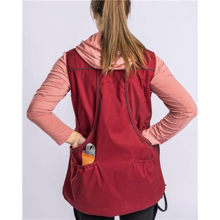 GIUBBOTTO SENZA MANICHE DONNA PINEWOOD DOG SPORTS EXPERT W - ROUGE
