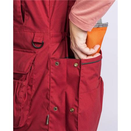 GIUBBOTTO SENZA MANICHE DONNA PINEWOOD DOG SPORTS EXPERT W - ROUGE