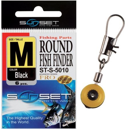 Glisor Sunset Round Fish Finder St-S-5010 - Pachet De 6