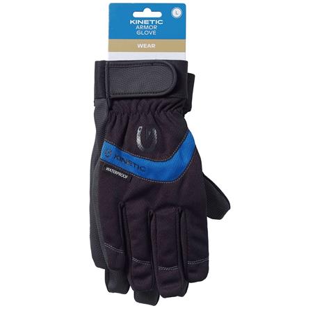 GLOVES KINETIC ARMOR GLOVE - BLACK/OCEAN