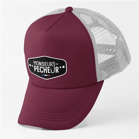 GORRA MONSIEUR PÊCHEUR FILET - BURGUNDY