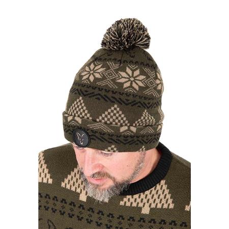 GORRO - CAQUI FOX FESTIVE BOBBLE HAT - KAKI