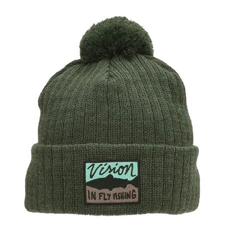 Gorro Vision Merino Beanie Pompom - Caqui