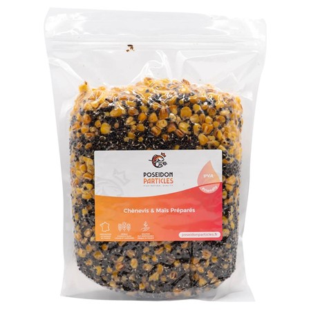 Graine Préparée Poseidon Particles Chenevis & Maïs - 3L