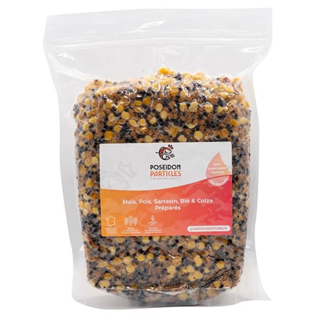 Graine Préparée Poseidon Particles Maïs, Pois, Sarrasin, Ble & Colza - 3L