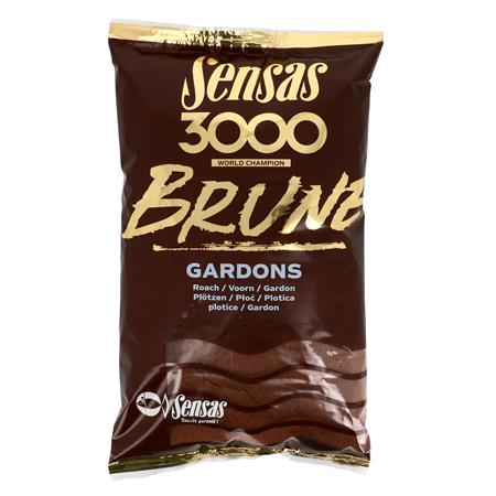 Grondvoer Sensas 3000 Bruin Voorn - 1Kg