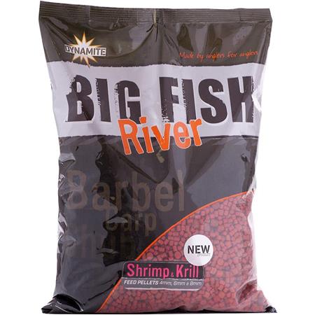 Groundbait Dynamite Baits Big Fish River Feed Pellets Shrimp & Krill