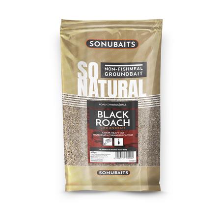 Groundbait Sonubaits So Natural Groundbait Black Roach