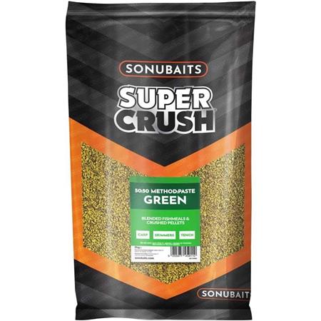 Groundbait Sonubaits Super Crush 50:50 Method And Paste Green