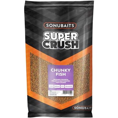 Groundbait Sonubaits Super Crush Chunky Fish