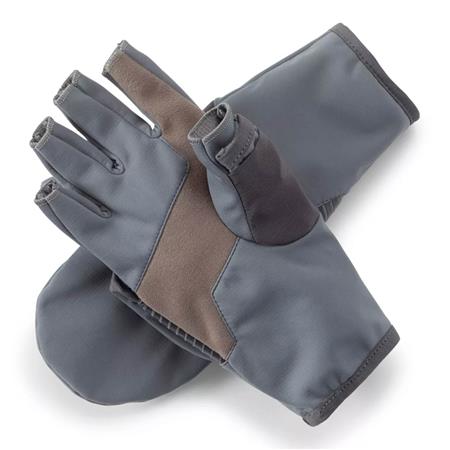Guantes Orvis Softshell Convertible Mitt - Gris