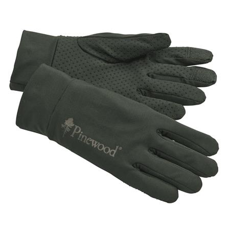 Guantes Pinewood Thin Liner - Vert