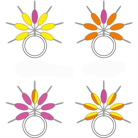 Guía De Hilo Garbolino Streamline Drop - Paquete De 6