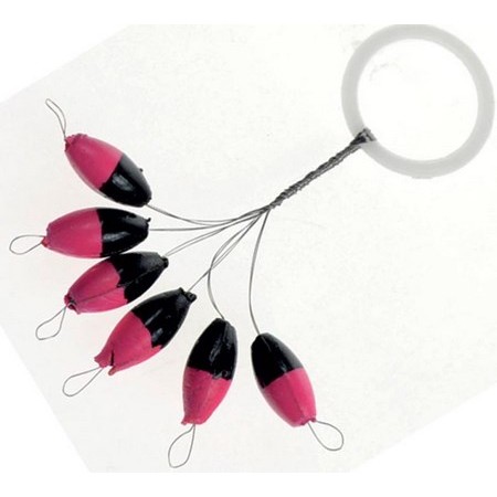 Guía De Hilo Stopper Pafex Oval Rosa - Paquete De 6