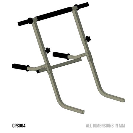 GUIADOR P/ CARRINHO DE TRANSPORTE DE CARGA CARP PORTER POUR CHARIOT TRI-PORTER HANDLE BARS