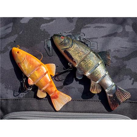 GUMMIFISCHE MONTIERT FOX RAGE REPLICANT JOINTED SUPER NATURAL TENCH - 14CM