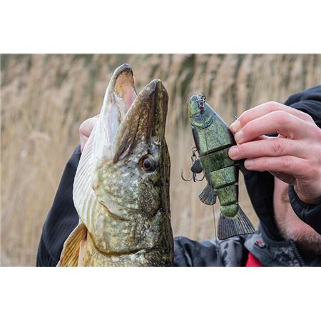 GUMMIFISCHE MONTIERT FOX RAGE REPLICANT JOINTED SUPER NATURAL TENCH - 18CM