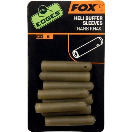 Gummihûlsen Fox Edges Heli Buffer Sleeves Trans - 8Er Pack