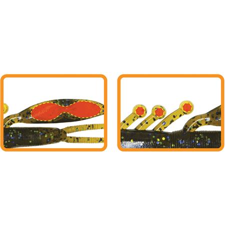 GUMMIKÖDER DAMIKI AIR CRAW - 7.6CM - 8ER PACK