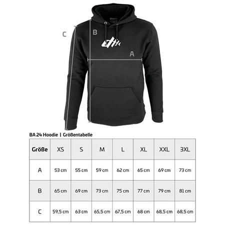 HÆTTETRØJE TIL HERRE ZECK BARSCH-ALARM HOODIE - SORT