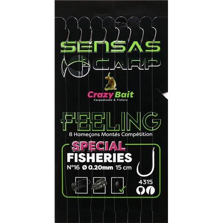 Haak Gemonteerd Sensas Crazy Bait 4315