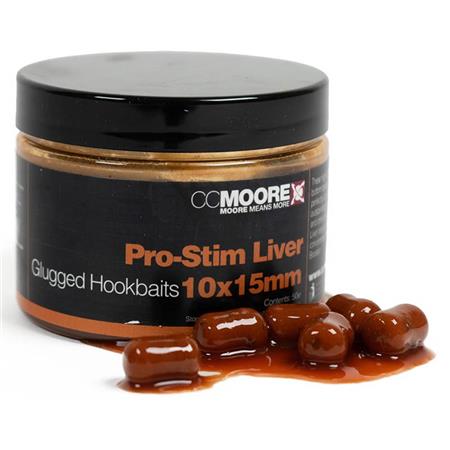 Haakpellet Cc Moore Pro-Stim Liver Glugged Hookbaits