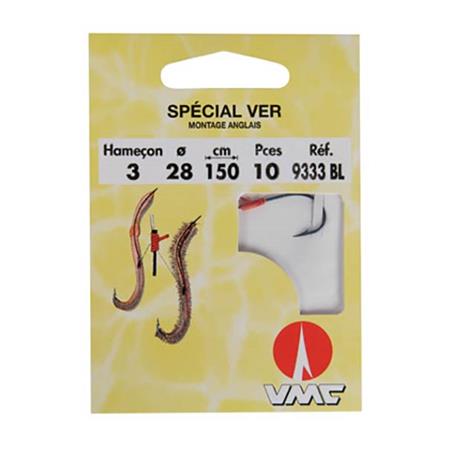 Haczyk Montowany Morski Ragot Specjalny Na Robaka - Pack De 10