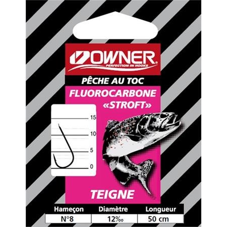 Haczyk Montowany Owner Chika Fluoro Stroft Larwa Ćmy