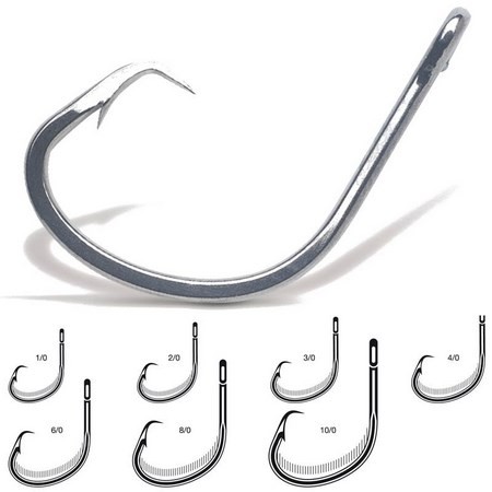 Haczyk Morski Vmc Circle Sport 3X Wzmocniony 8382 - Czarny Nikiel