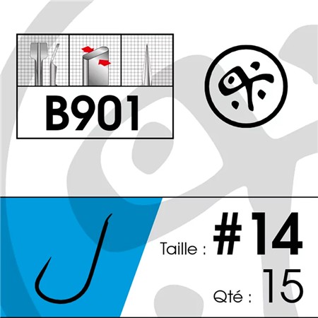 Haczyk Pojedynczy Native B901 Bez Zadziora