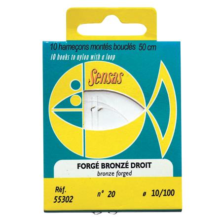 Haczyk Z Przyponem Sensas Forgé Bronze Droit