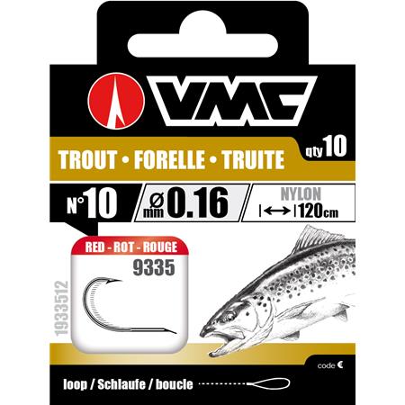Haczyk Z Przyponem Vmc Trout Red