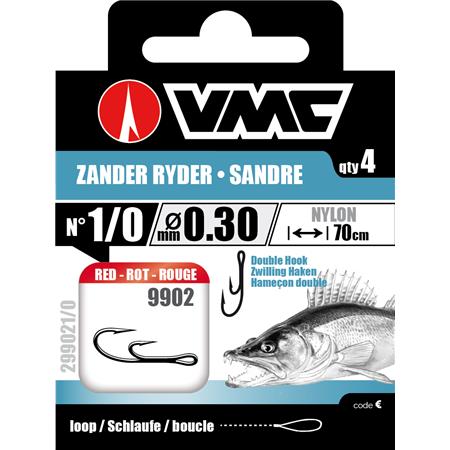 Haczyk Z Przyponem Vmc Zander Ryder Nylon