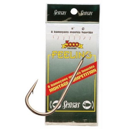 Haczyki Montowane Coup Sensas Feeling 6110 Brązowy