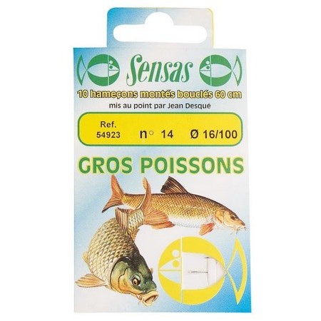 Haczyki Montowane Do Spławika Sensas Duże Ryby