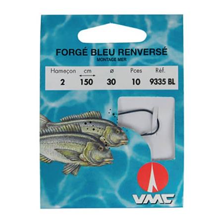 Hak Montaż Morski Ragot Kute Niebieskie Odwrócone - Pack De 10