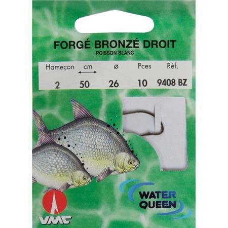 Hak Zmontowany Na Bata Vmc Kuty Brąz Prosty - Pack De 10