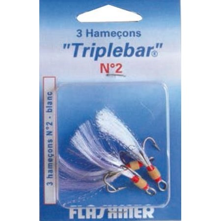 Haken Dreifach/Meer Flashmer Triplebar - 25Er Pack