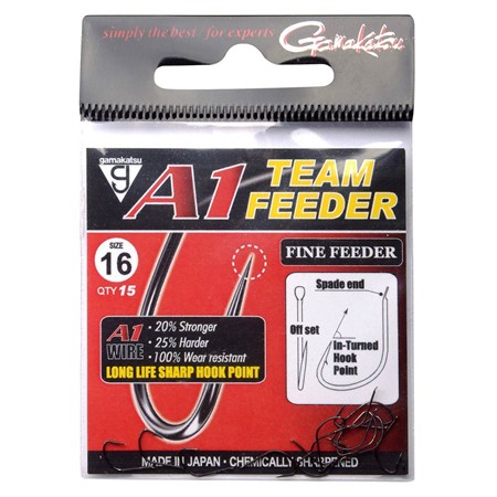 HAKEN GAMAKATSU A1 TEAM FEEDER HOOKS FINE FEEDER