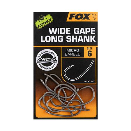 HAKEN KARPER FOX EDGES WIDE GAPE LONG SHANK