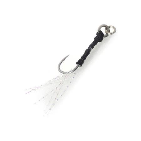 Hamecon Assist Duo Drag Metal Assist Hook Single - 5Er Pack