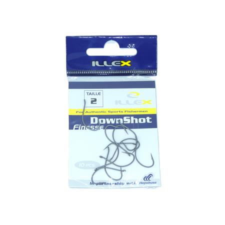 Hamecon Carnassier Illex Finesse Down Shot - Taille 2 - Par 10