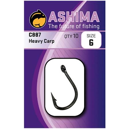 Hameçon Carpe Ashima C887 Heavy Carp