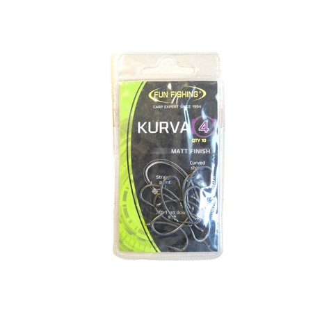 Hamecon Carpe Fun Fishing Kurva Serie - 530704 - Par 10